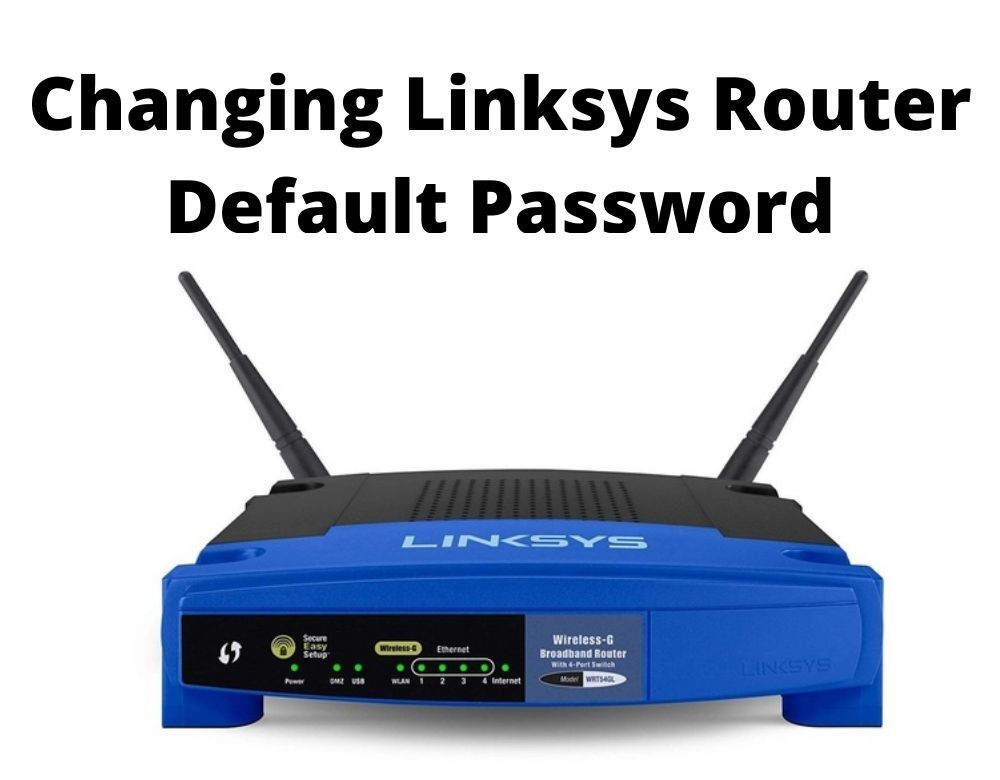 how to set up a new password on the linksys