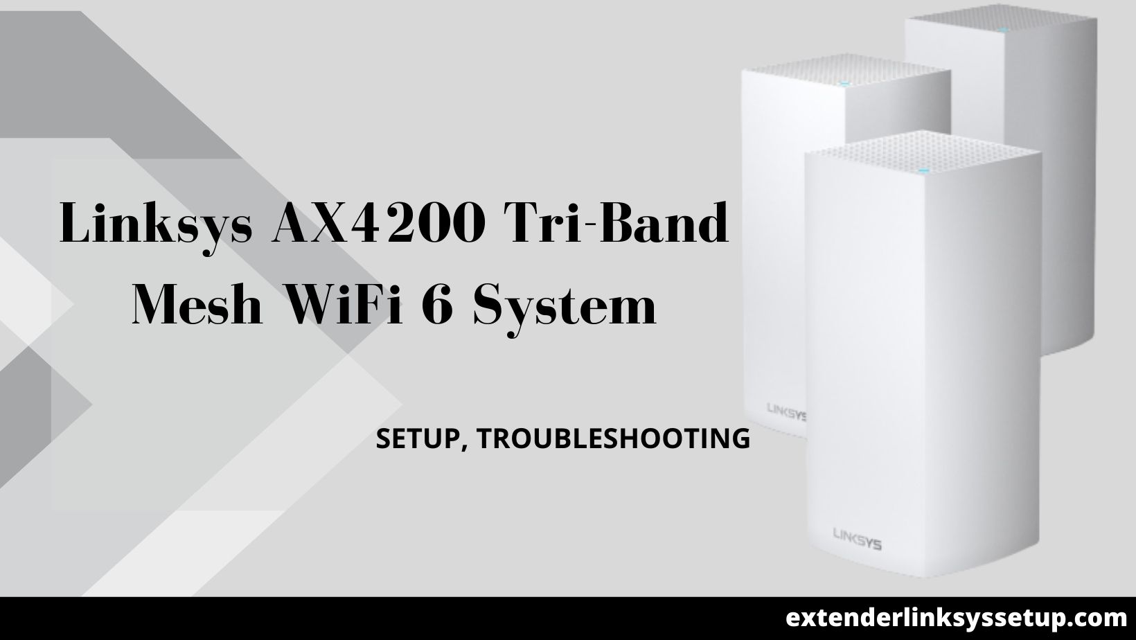 Linksys AX4200 Setup Instructions