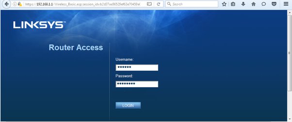 Login to Linksys Router using 192.168.1.1
